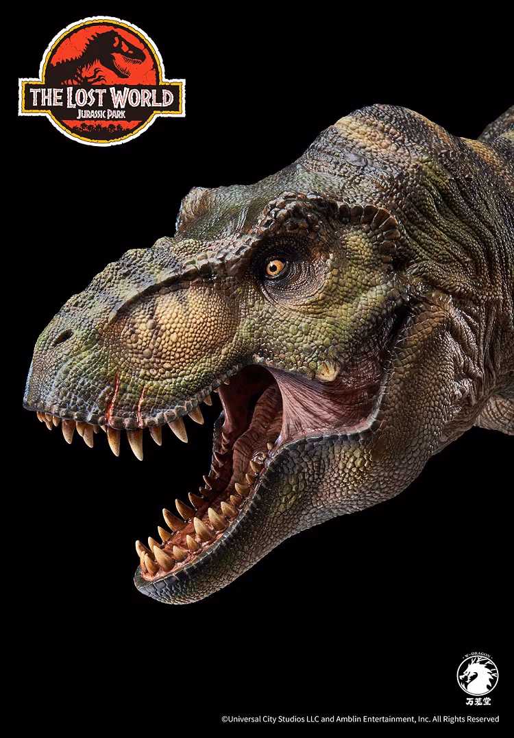 How old was a Tyrannosaurus rex at Jurassic Park?