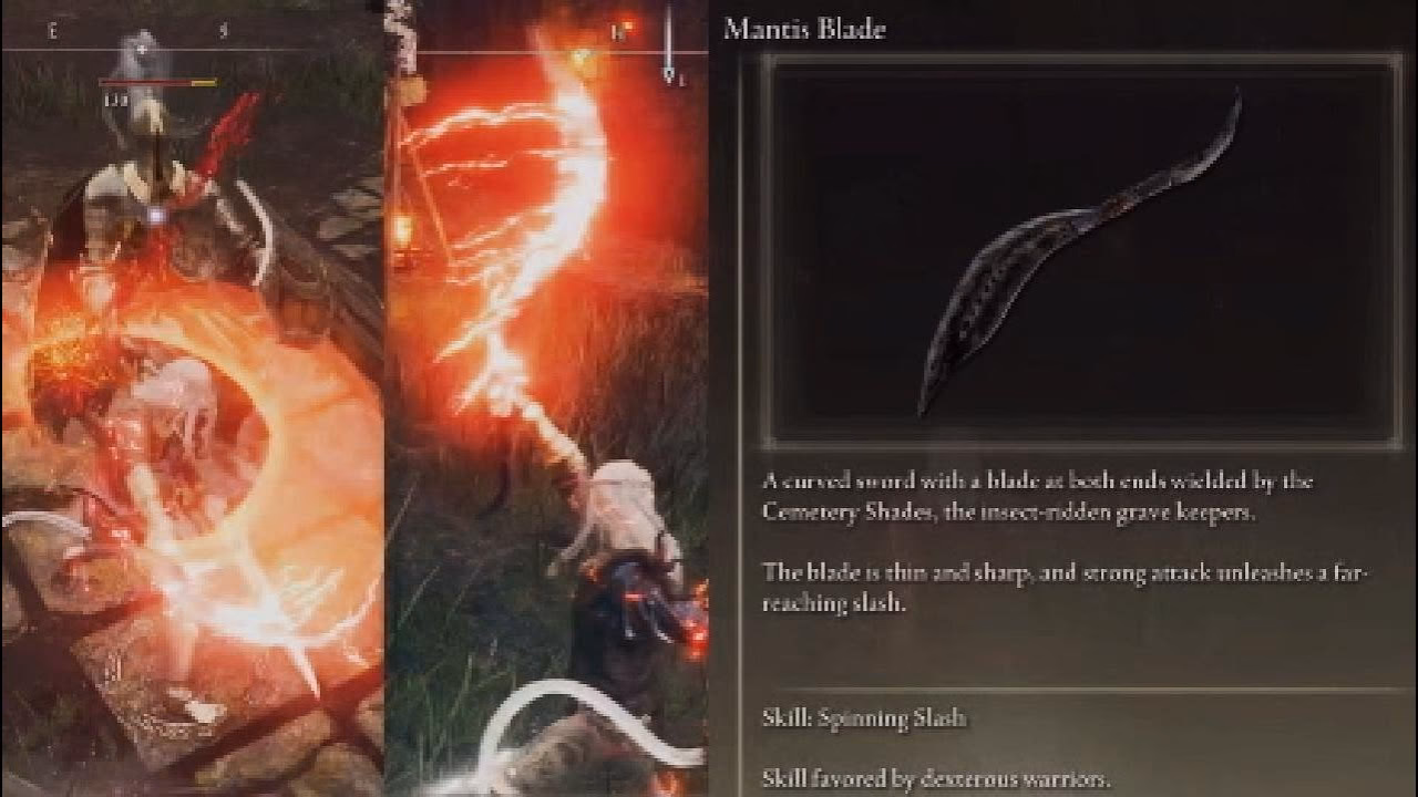 What is a mantis blade in Elden Ring?