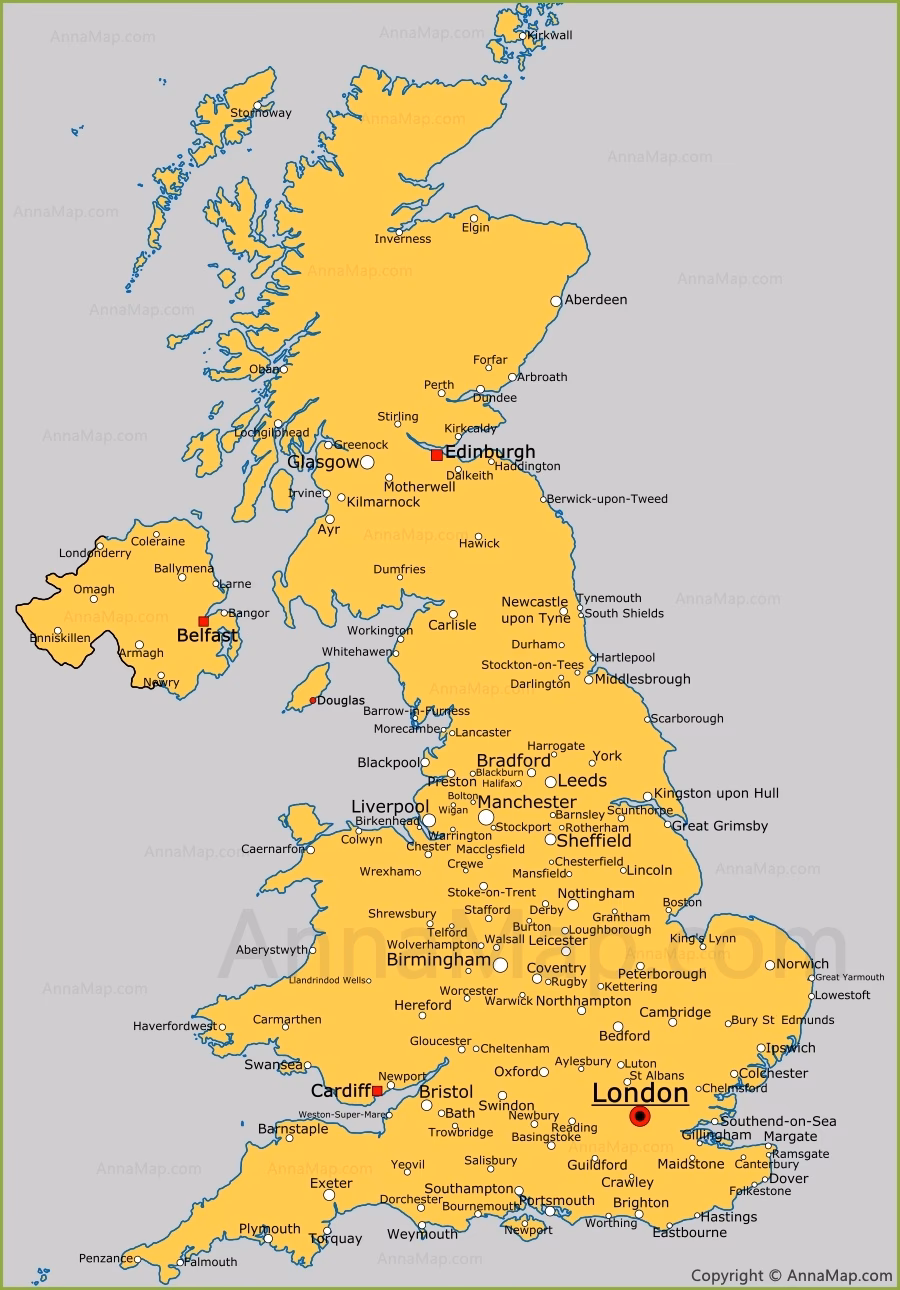 What countries are in the United Kingdom?