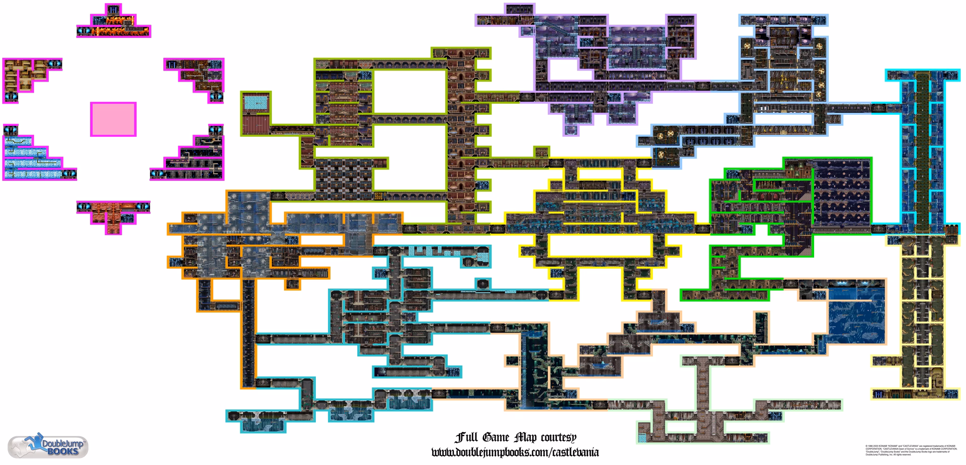 Is Castlevania: Dawn of Sorrow a linear game?