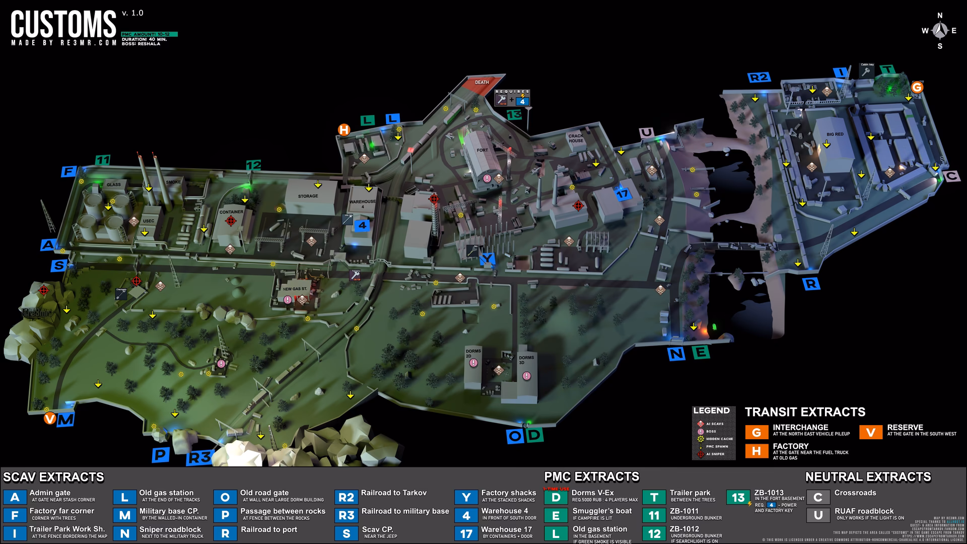 What is the best escape from Tarkov map for beginners?
