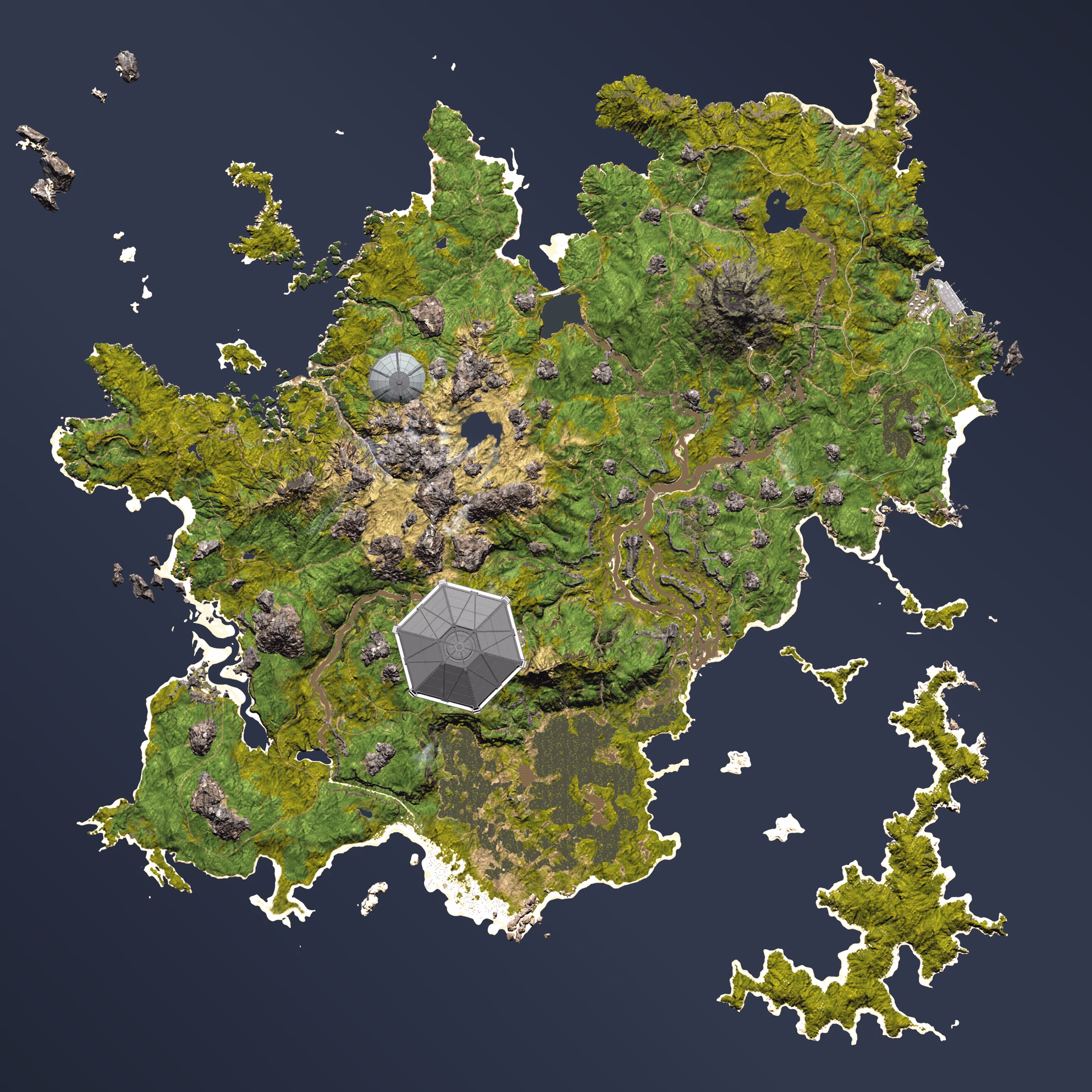 Where is Gateway Island located?