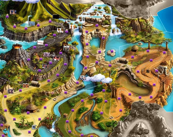 What is a map for video game & other worlds?