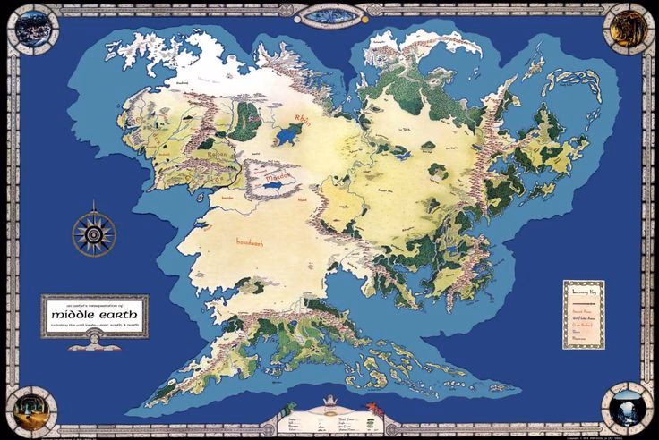 Is there an interactive map of Middle-earth for Android?