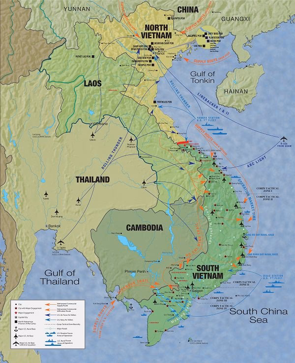 Where did the Vietnam War take place?