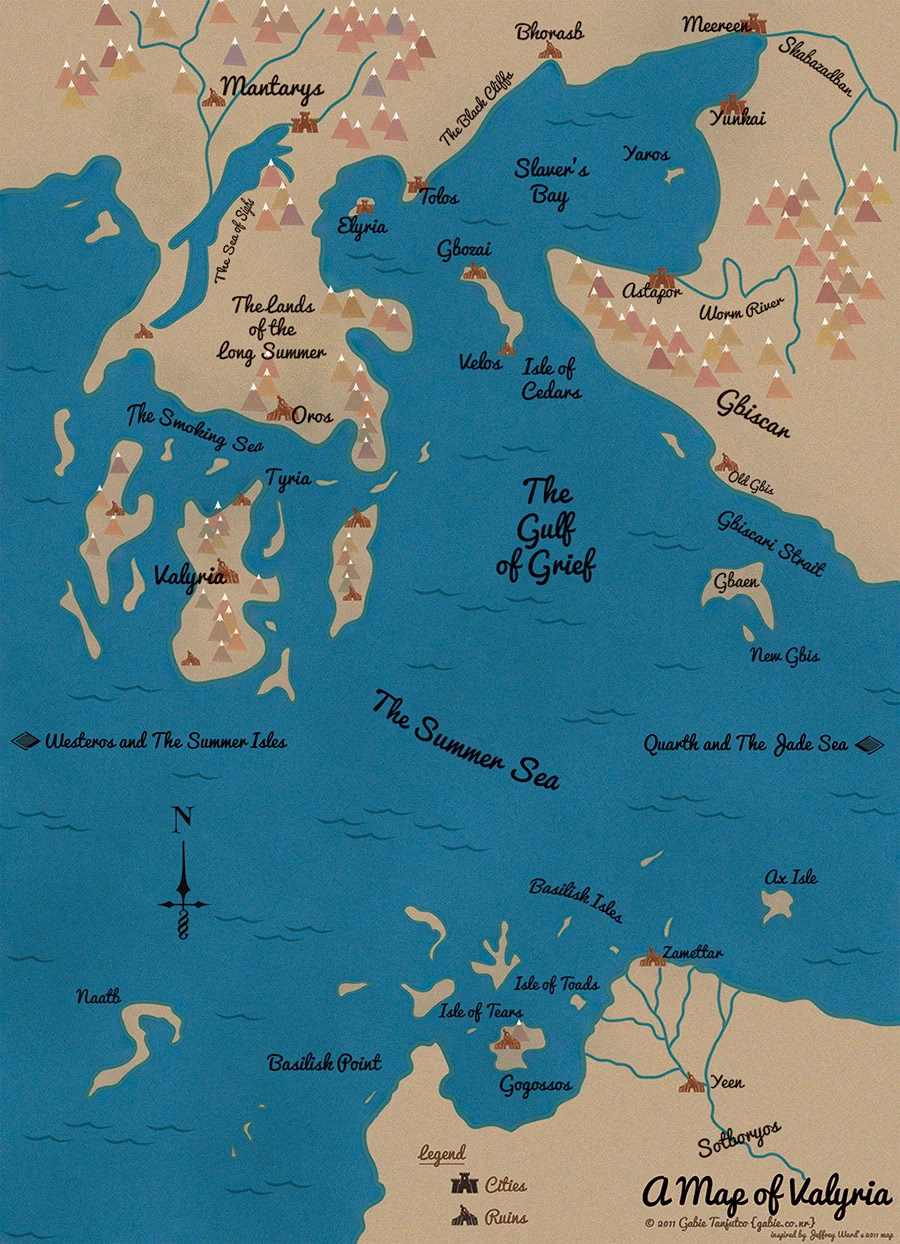 Where can I see Valyria?