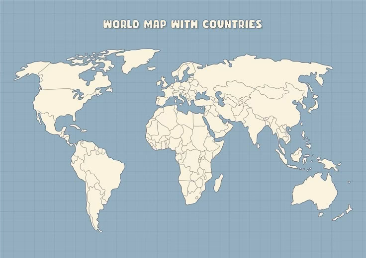Is a blank world map free?