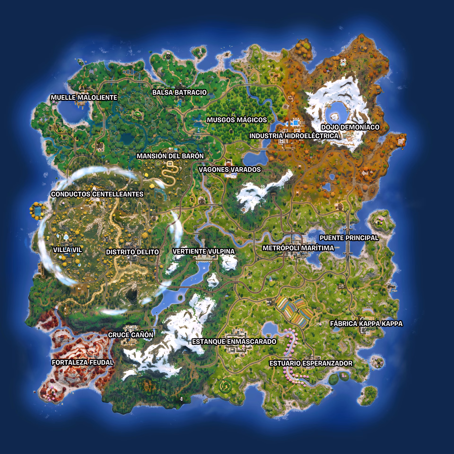 ¿Cuáles son los diferentes tipos de mapas de Fortnite?