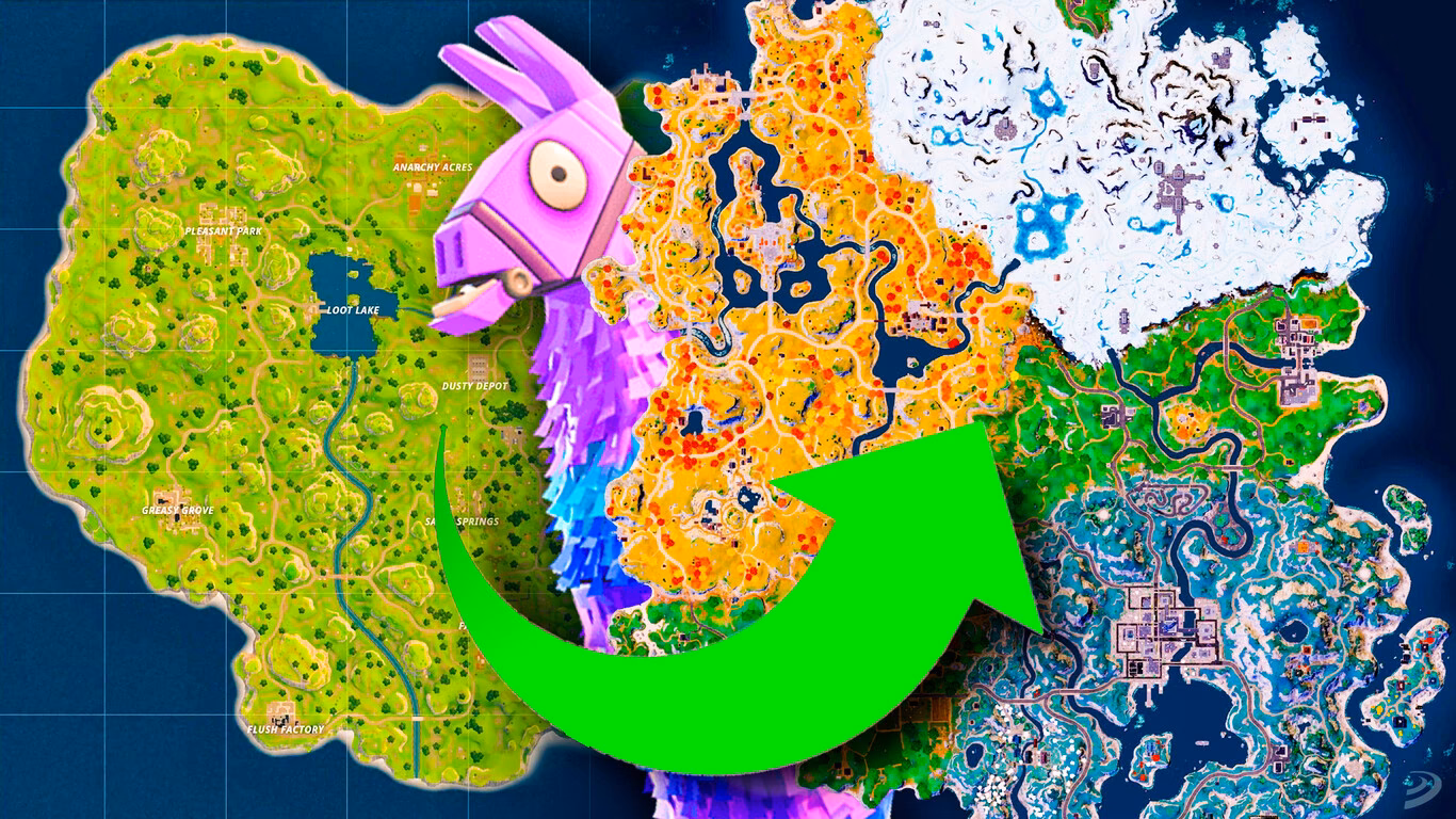 ¿Qué es el mapa antiguo de Fortnite?
