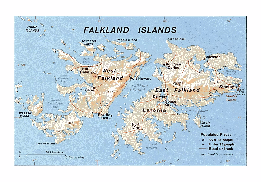 ¿Dónde se encuentran las islas Malvinas?