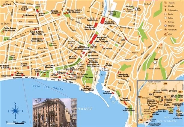 What is the interactive map of Nice?