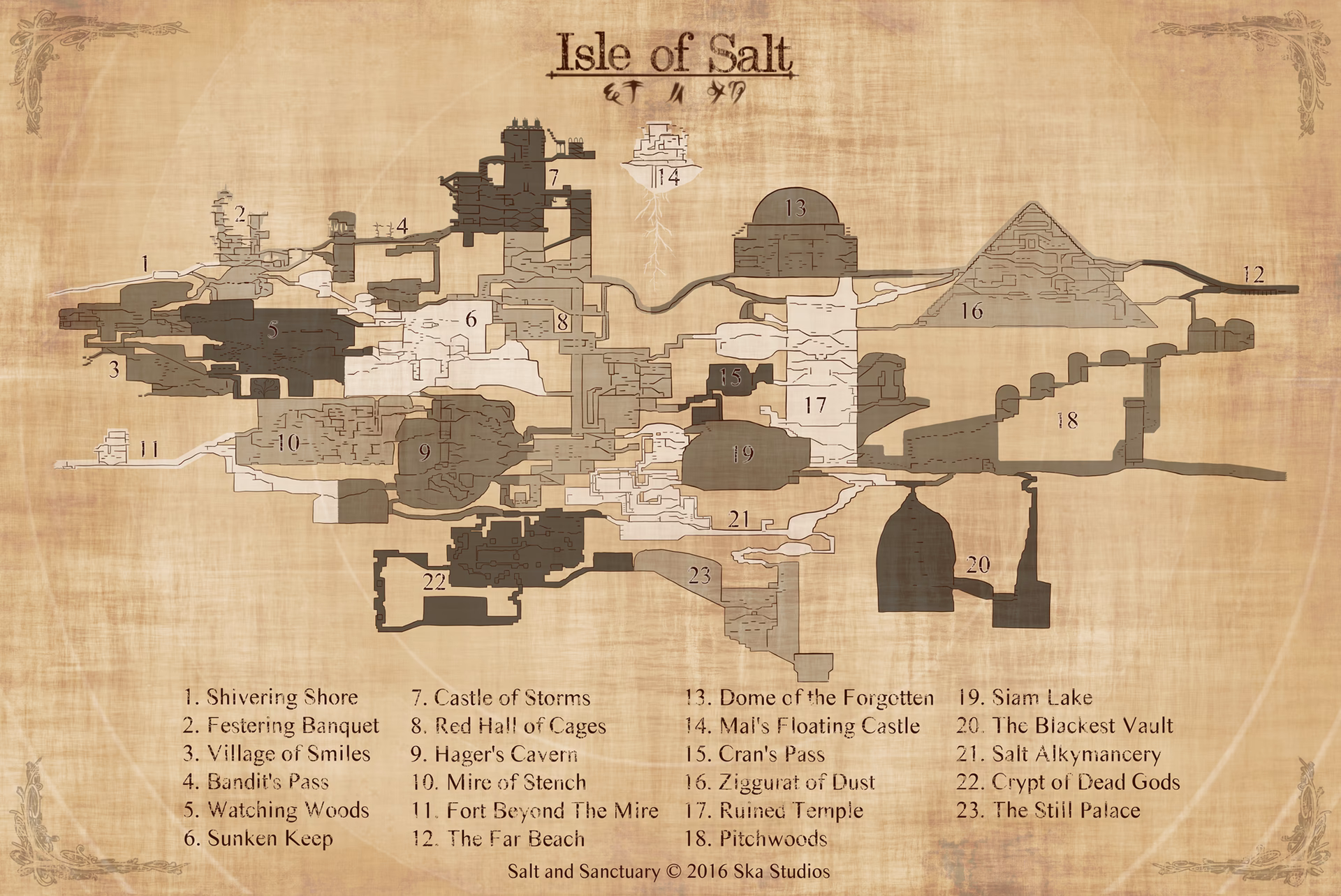 What weapons does salt and sanctuary have?
