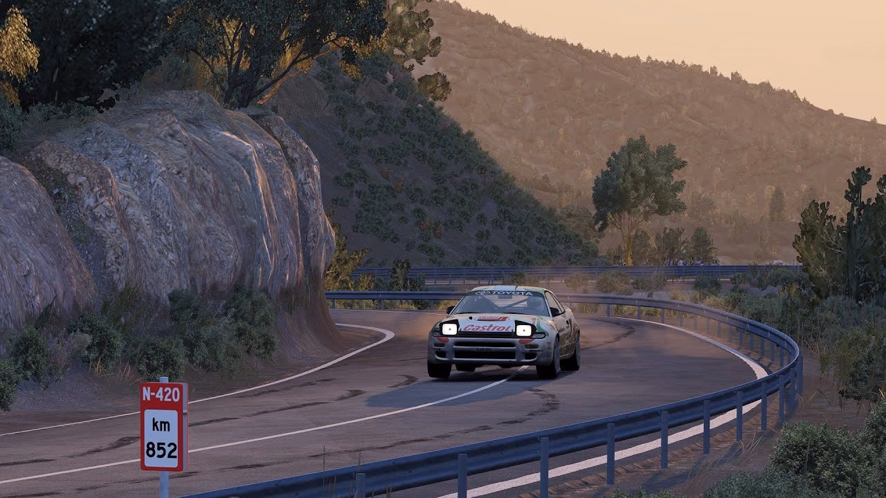 How many tracks are there in Andalucia rally stage Assetto Corsa?