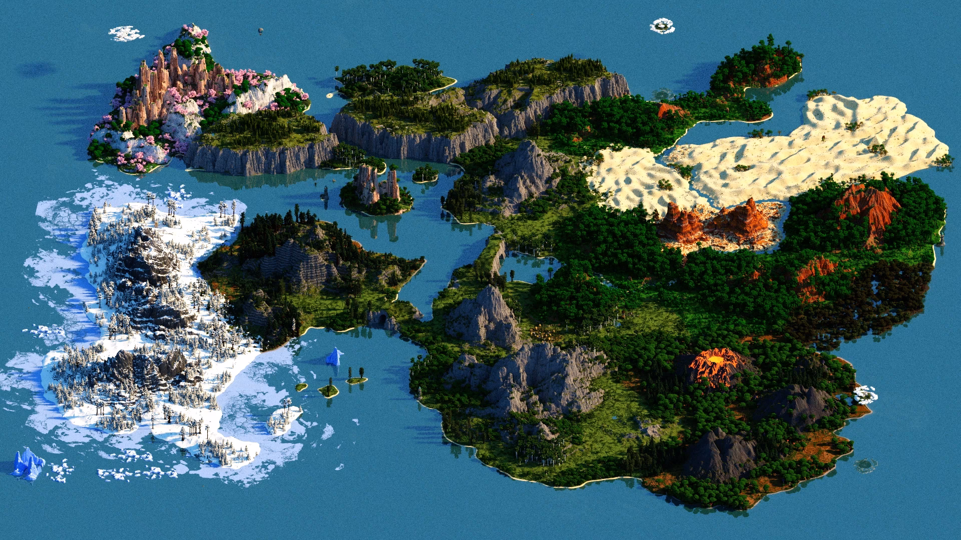 What is volcanic island survival?