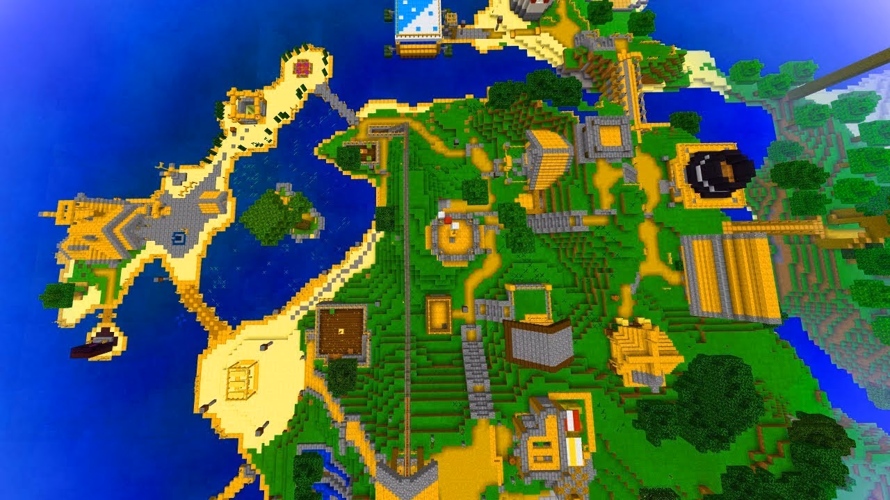 How many survival maps are there in Minecraft?