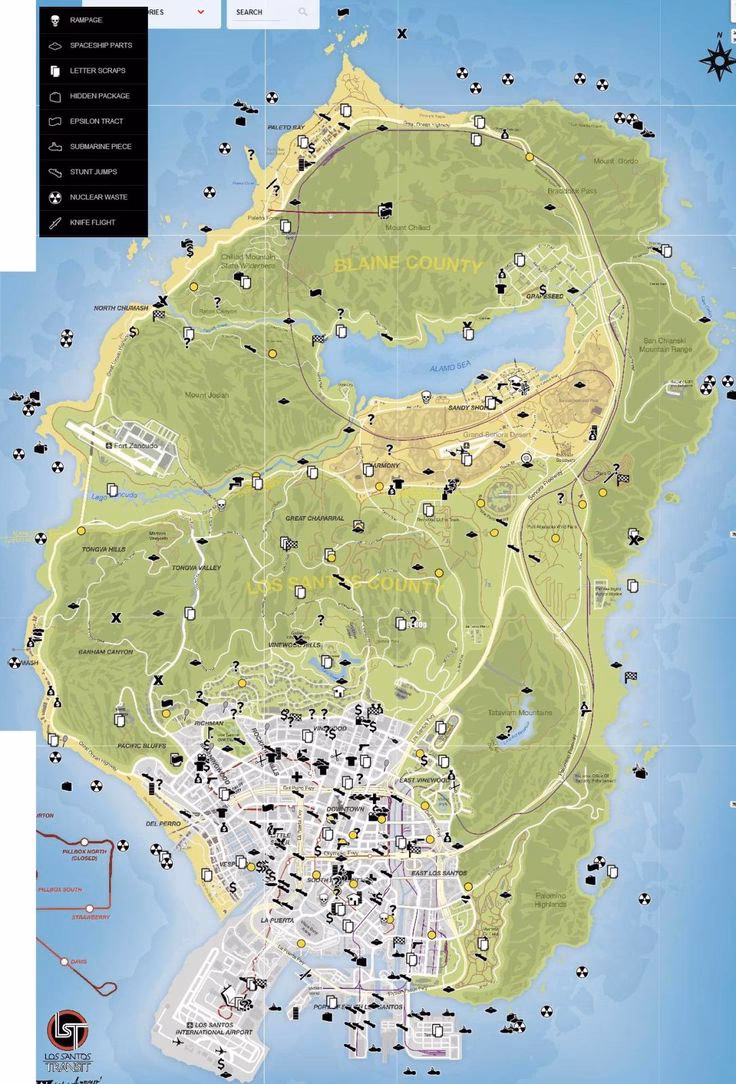 ¿Qué misiones ofrece el mapa de GTA 5?