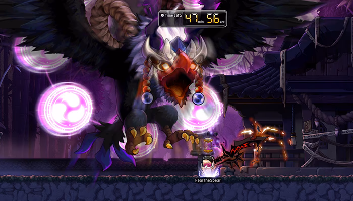 How do you beat tengu in mushroom shrine?