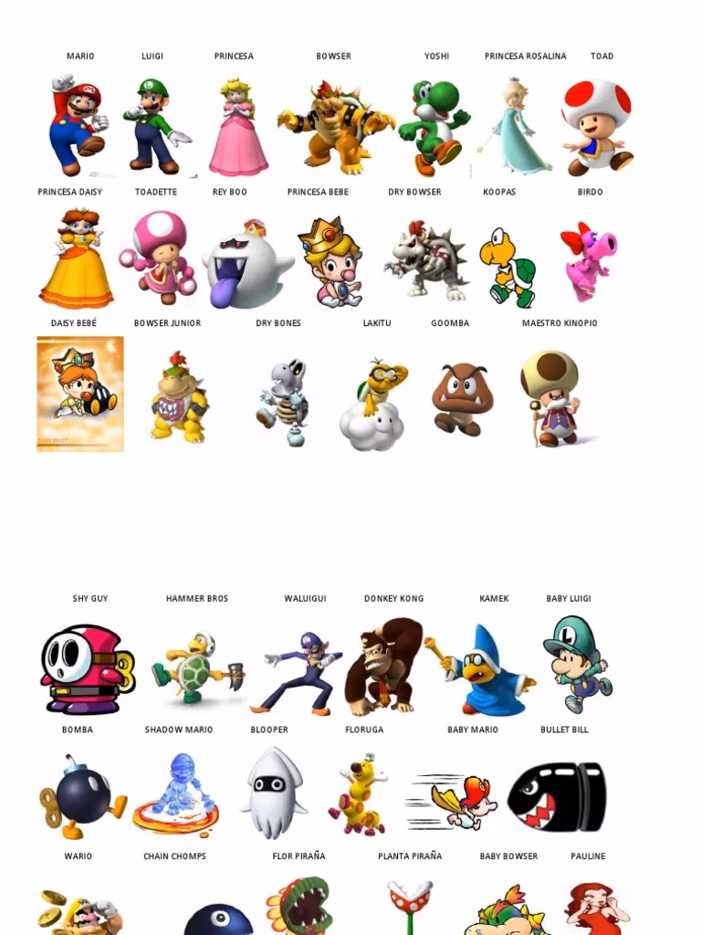 ¿Cómo se llama el personaje secundario de Mario Bros?