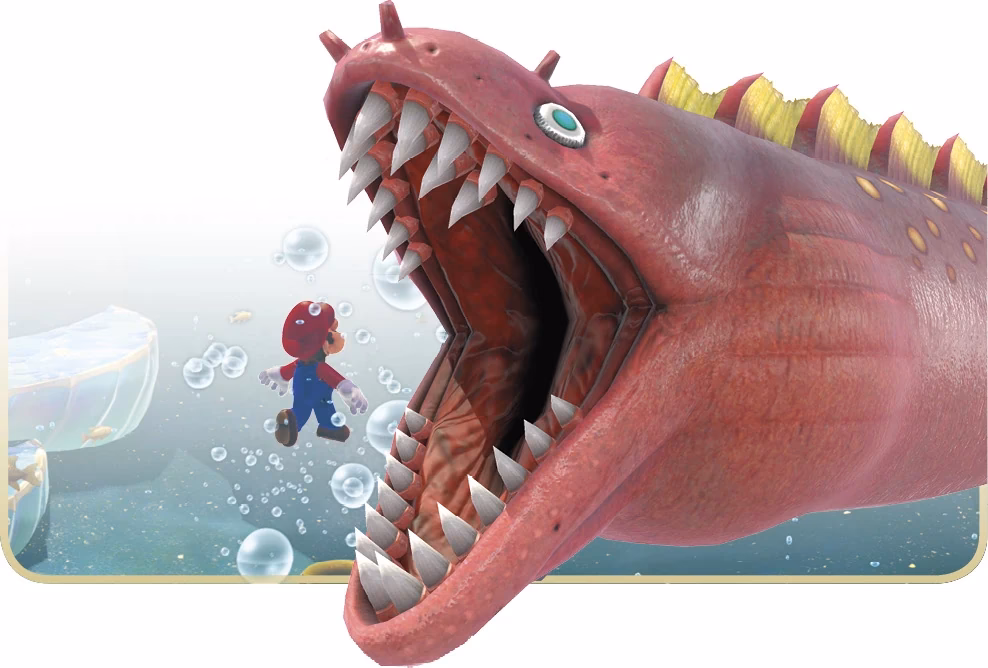 What is a maw ray in Super Mario Odyssey?