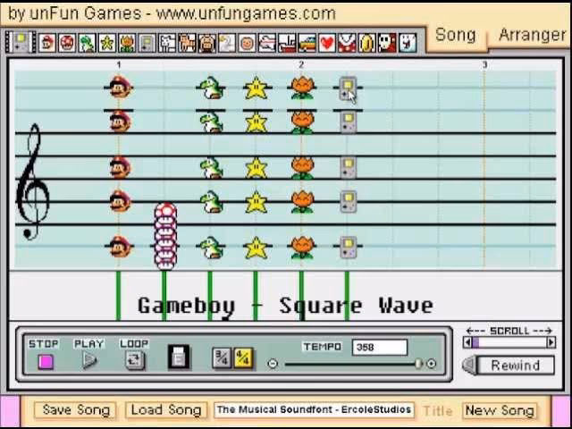 Is Mario Paint composer a downloadable game?