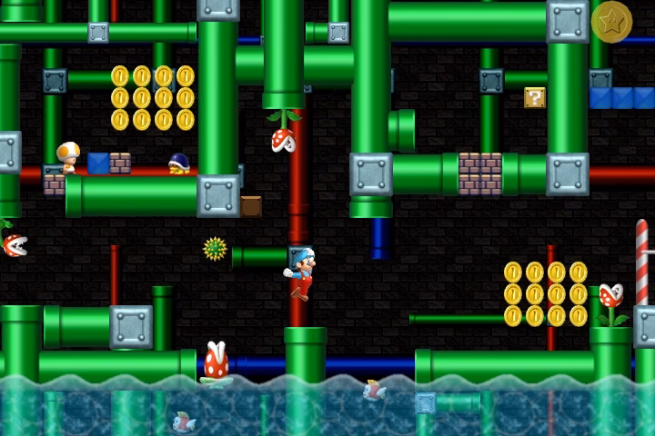 Is World 2 a sewer level?