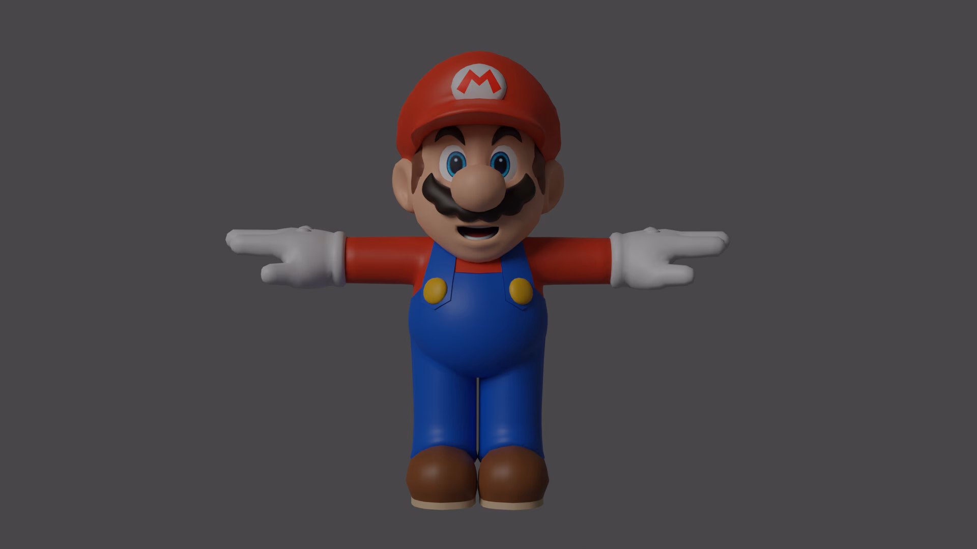 Did you make a 3D model of Mario?