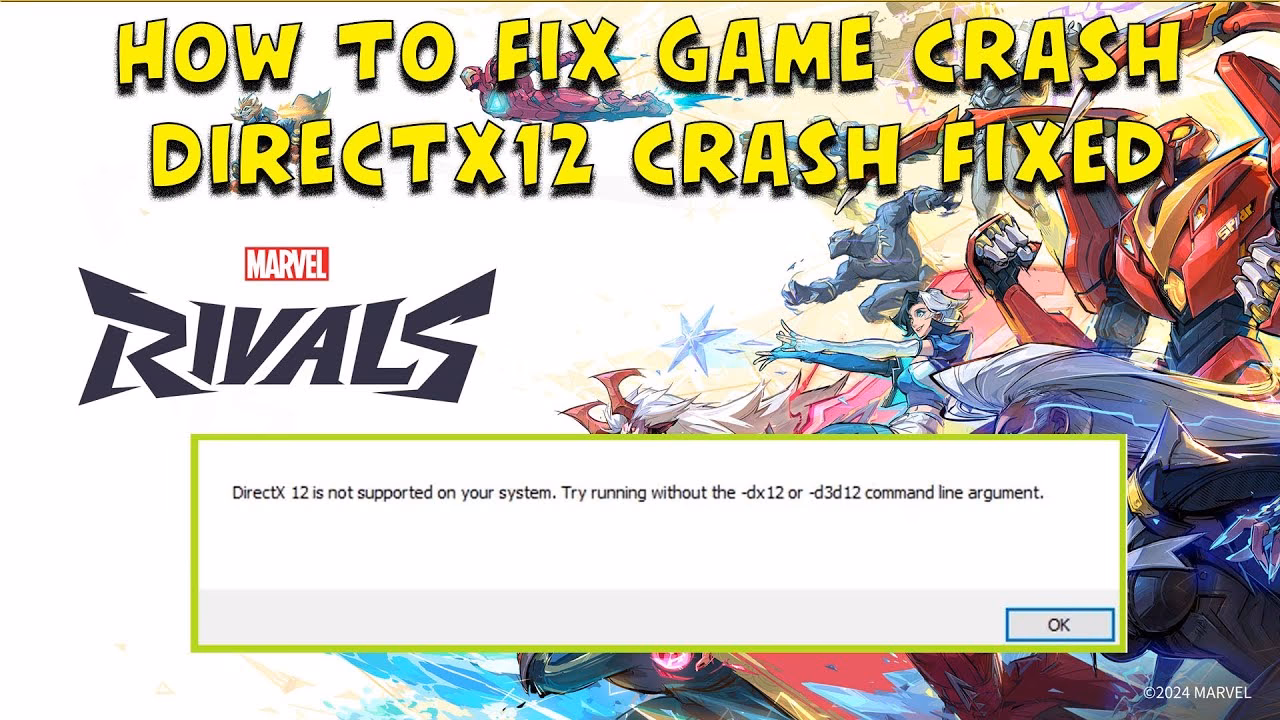 How do I fix Marvel rivals crashing?