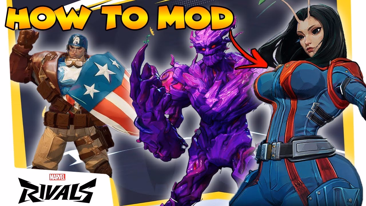 How many mods are there for Marvel rivals?