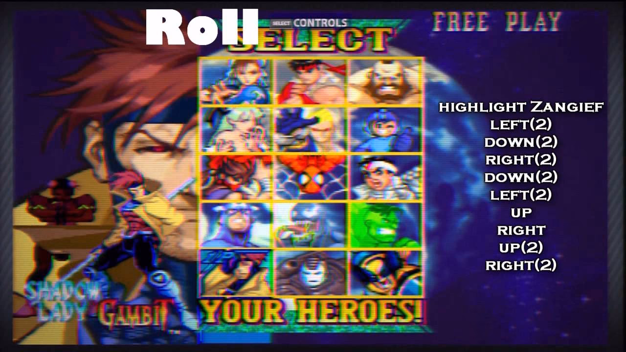 How do I select a helper in Marvel vs Capcom?