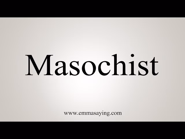 What is the difference between an adjective and a masochist?