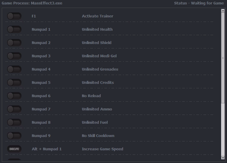 How can I add a cheat to Mass Effect?