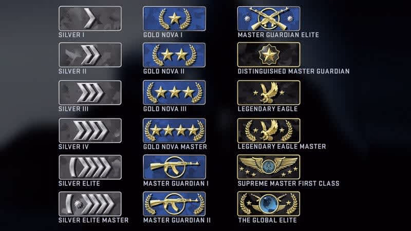What are profile ranks in CSGO?