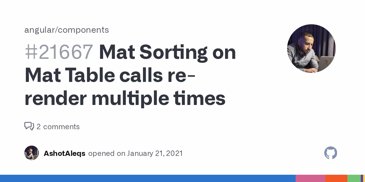 Does mat-table render all mat-rows inside its scope?