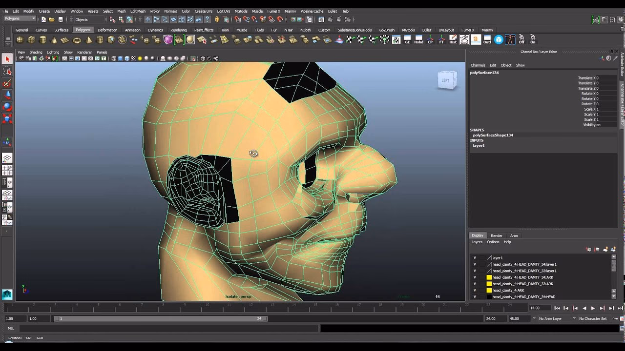 How do I fix flipped normals in Maya?