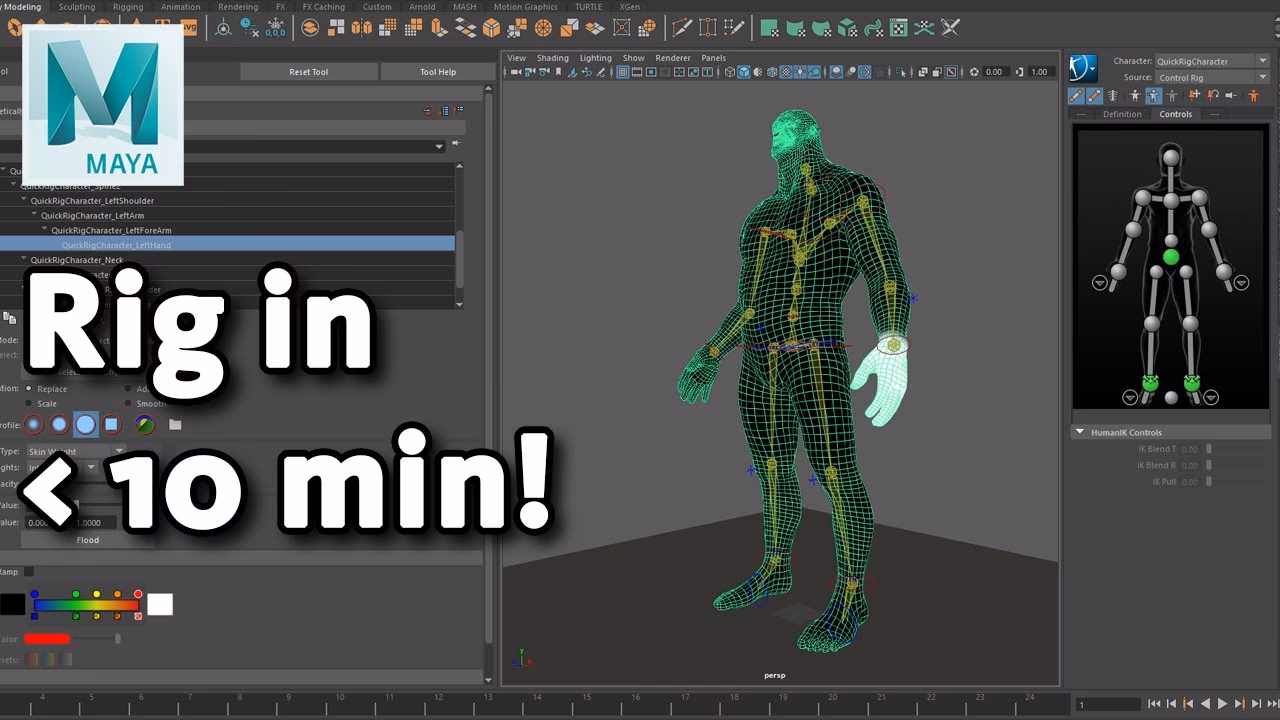Where can I watch Maya rigging classes?