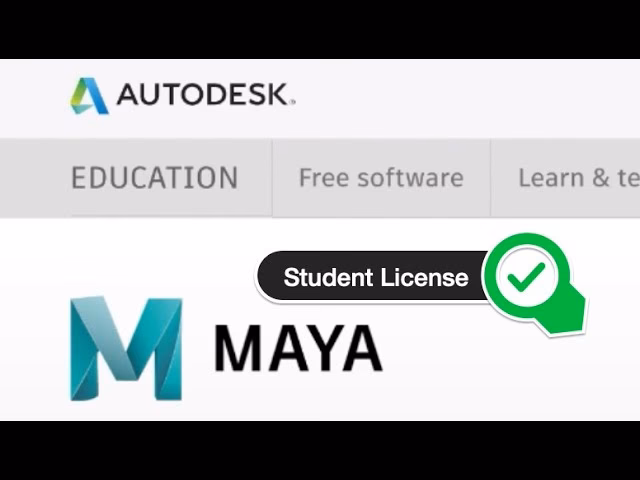 Does Autodesk have a student license for Maya?
