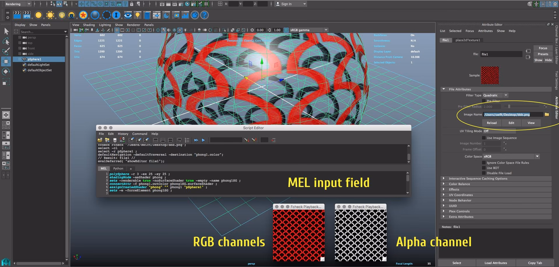 How do I adjust the transparency of an object in Maya?