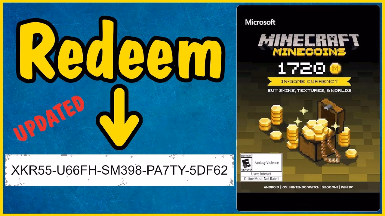How do I redeem a Minecraft gift code?
