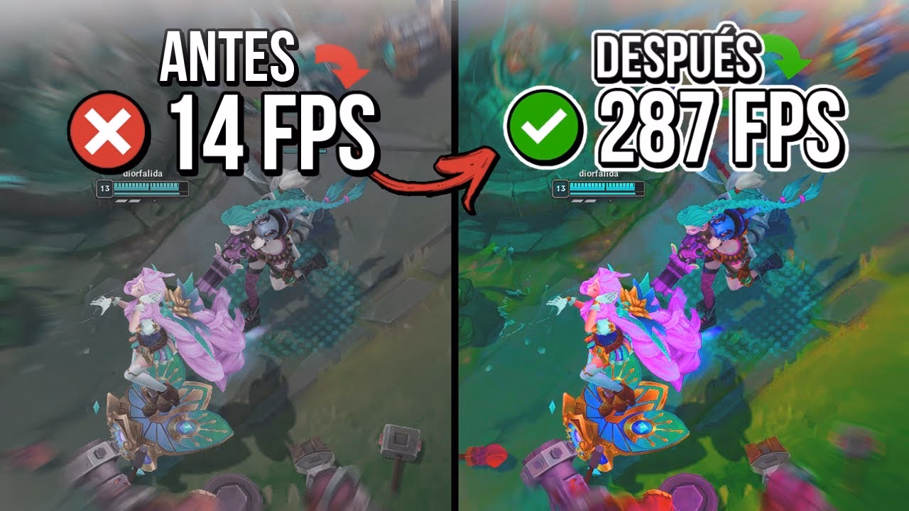 ¿Por qué mi FPS cae en LOL?