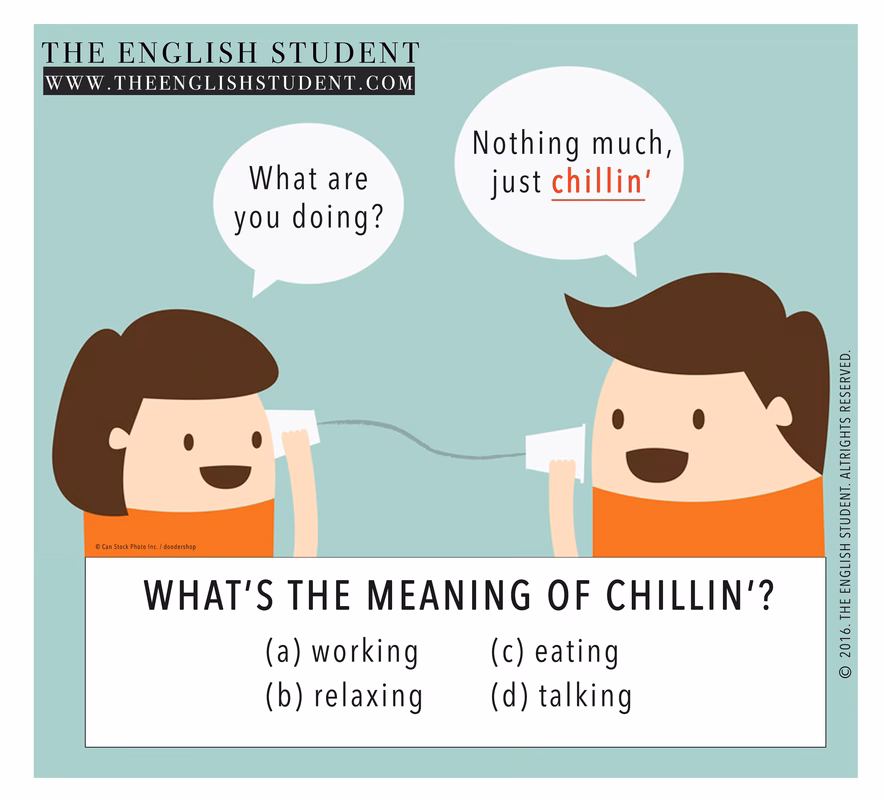 Where did 'Chillin' come from?
