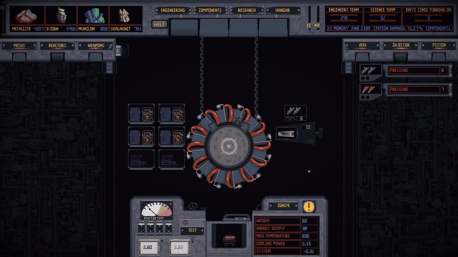 How do you build a mech reactor?