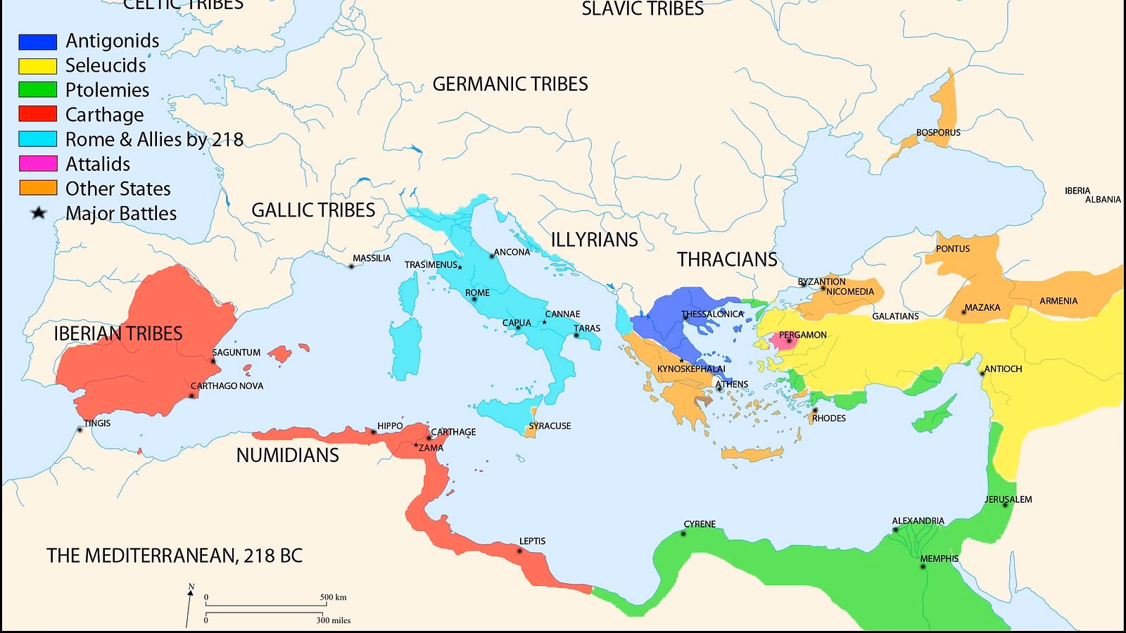 What were the major ancient Mediterranean civilizations?