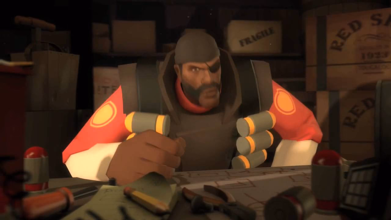 What does Demoman say in Gravelpit?