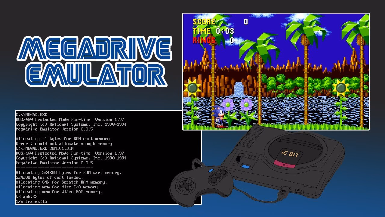 Can gens32 run Genesis (Mega Drive) games?