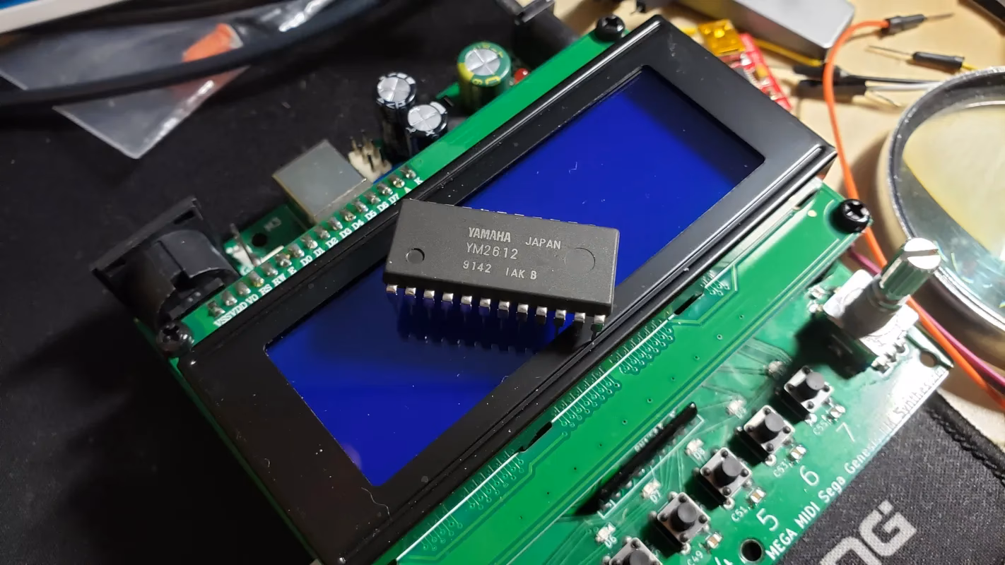 What sound chip does a Sega Mega Drive use?