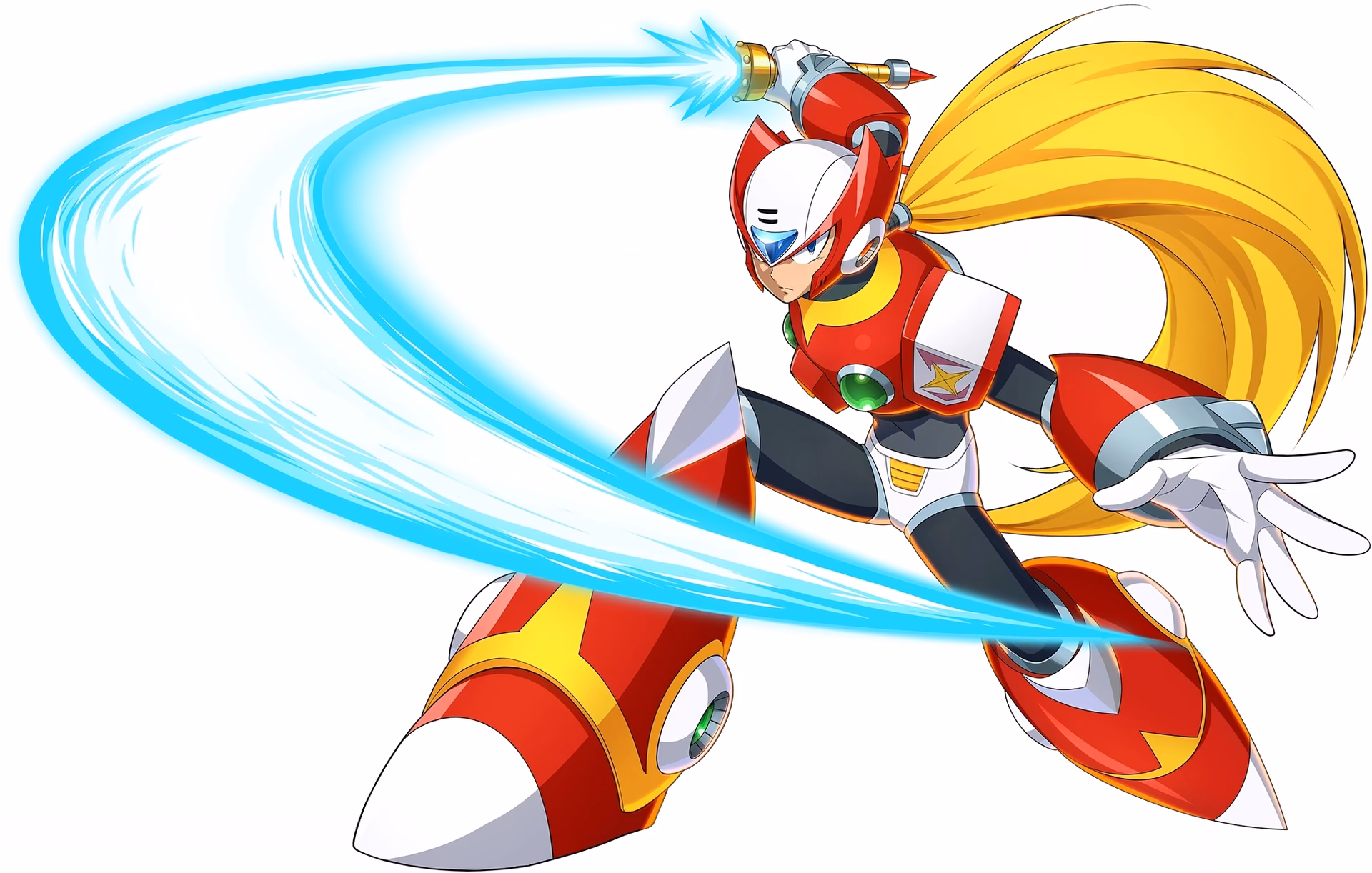 What Saber does zero use in Rockman X Dive?