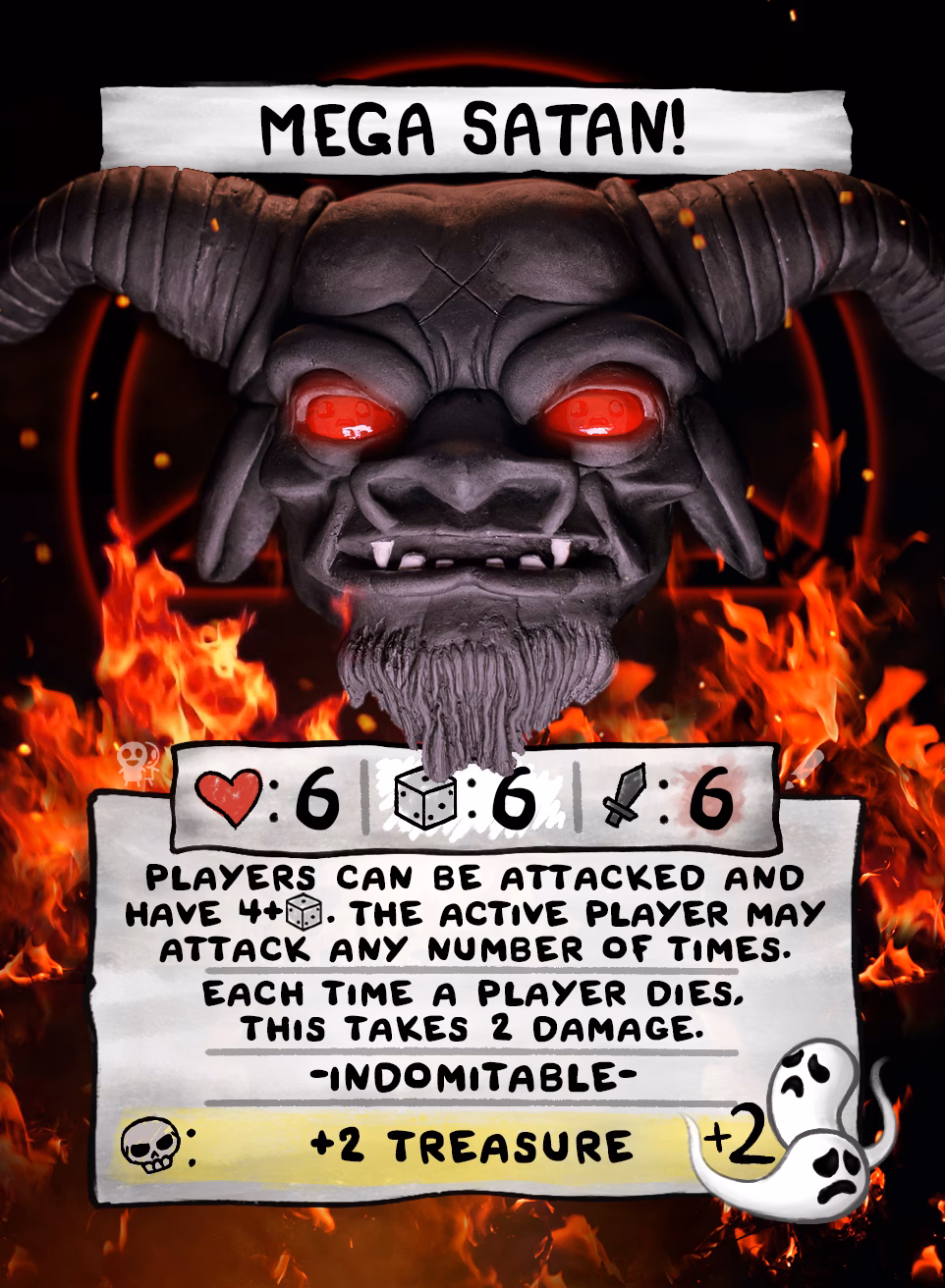 How does Mega Satan fight?