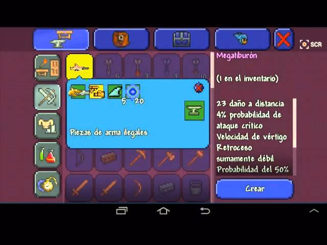 ¿Qué tipo de arma es el megatiburón?