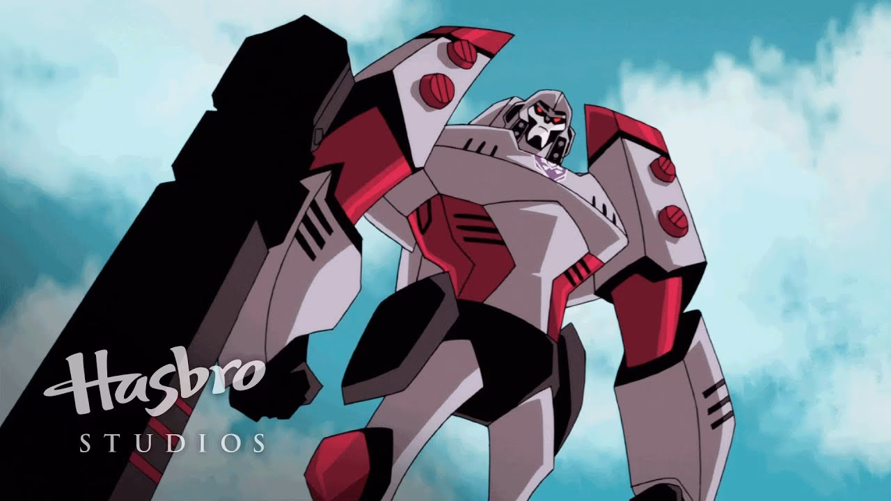 What does Megatron say to the Decepticons?