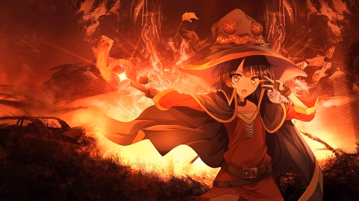 How did Megumin become an explosion Mage?